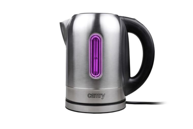 Camry, czajnik elektryczny, metalowy, 1.7 L, 2200W, CR 1253