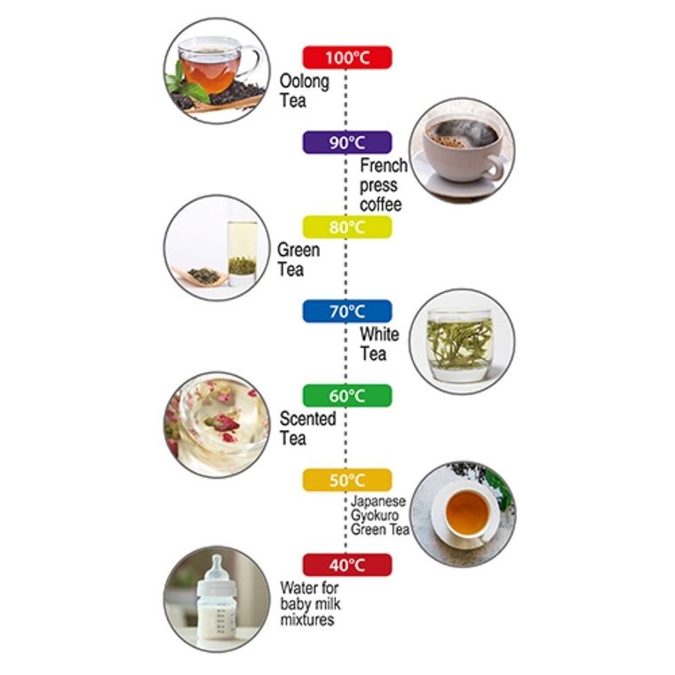 Camry, czajnik stalowy z LCD i regulacją temperatury, CR 1291, 1.7 l