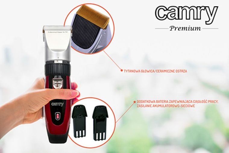 Camry, strzyżarka dla zwierząt, 35W, CR 2821