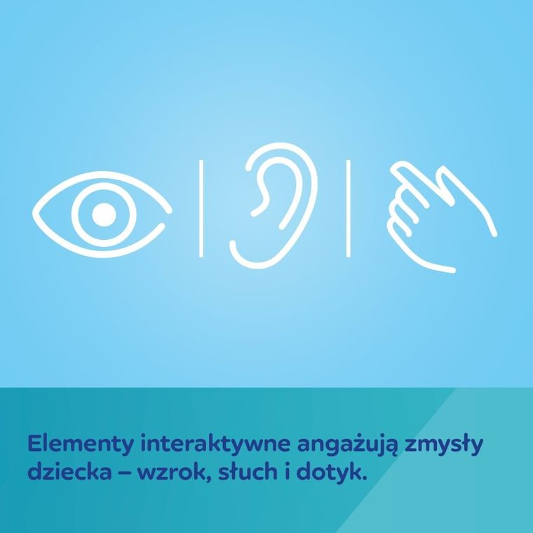 Canpol babies, BabiesBoo, sensoryczna piłka z grzechotką i piszczkiem