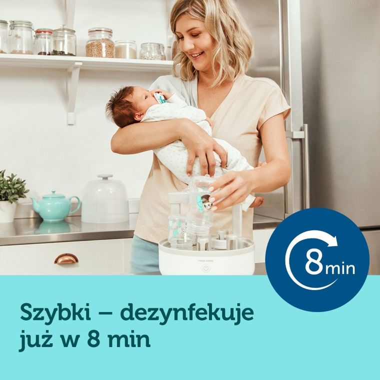 Canpol babies, elektryczny sterylizator parowy 2w1