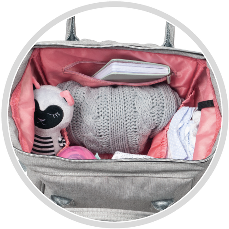 Canpol babies, plecak do wózka, czerwony