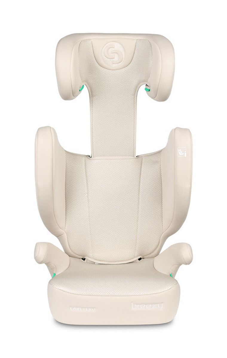 Caretero, Breezy, fotelik samochodowy 2w1, podstawka, beige, 100-150 cm