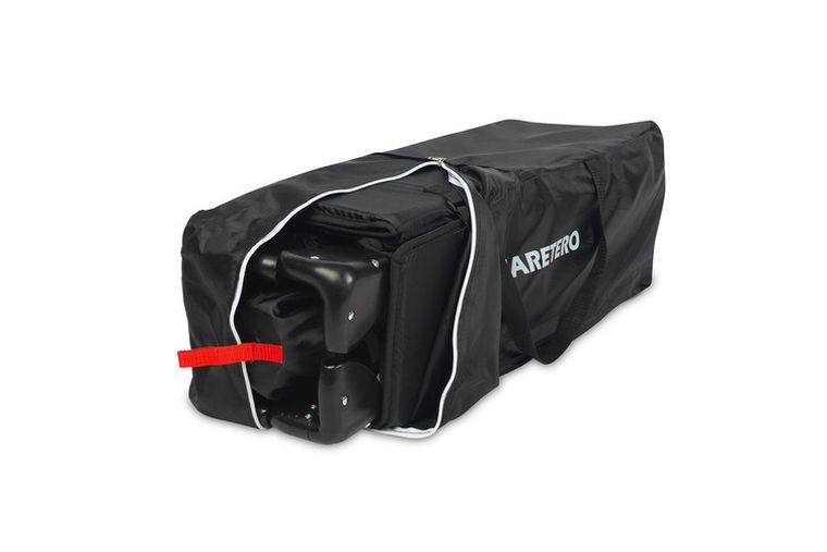 Caretero, Esti, łóżeczko turystyczne z opuszczanym bokiem, Black