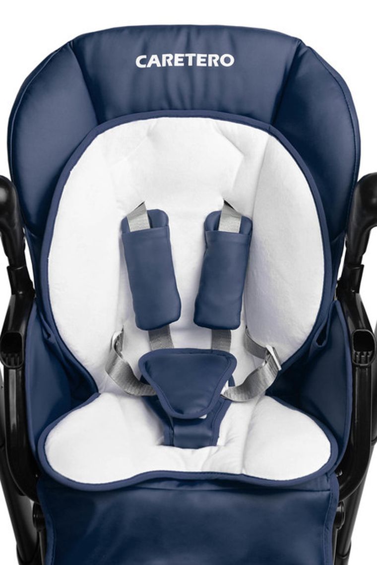 Caretero, Indigo Black, krzesełko + huśtawka, Navy