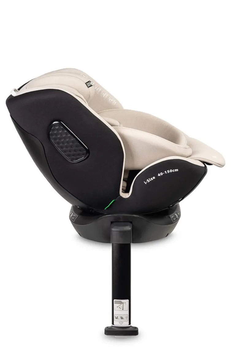 Caretero, Lumi, i-Size, fotelik samochodowy, beige, 40-150 cm