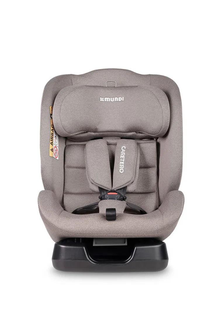 Caretero, Mundi, fotelik samochodowy, i-Size, beige, 40-150 cm