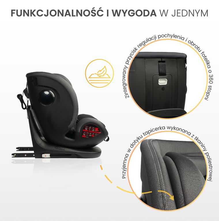 Caretero, Securo i-Size, fotelik samochodowy, burgundy, 40-150 cm