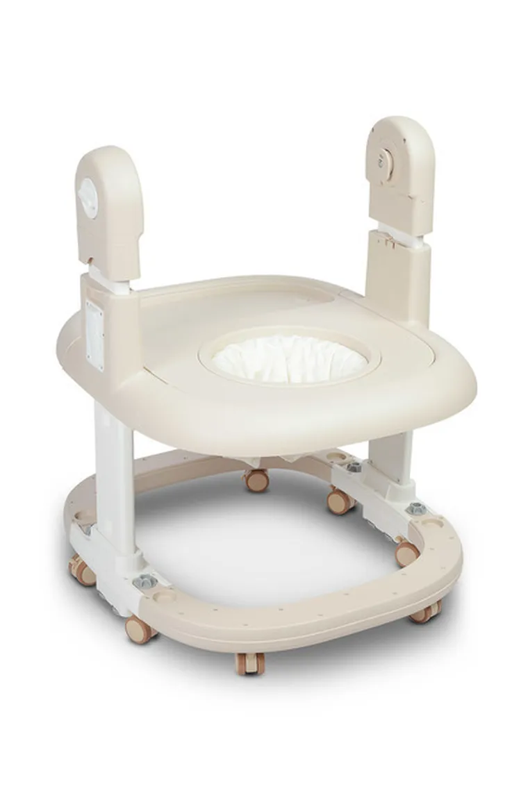 Caretero, Sitron 3w1, krzesełko do karmienia z funkcją huśtawki i chodzika, beige