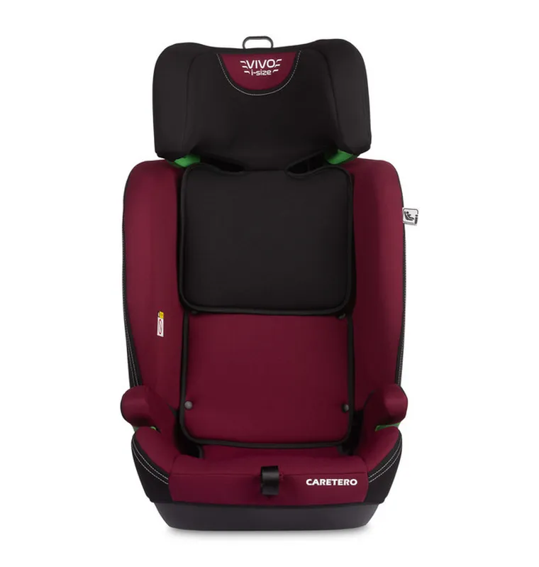 Caretero, Vivo i-Size, fotelik, burgundy, 76-150 cm