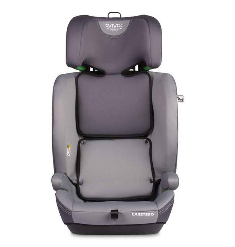 Caretero, Vivo i-Size, fotelik, grey, 76-150 cm