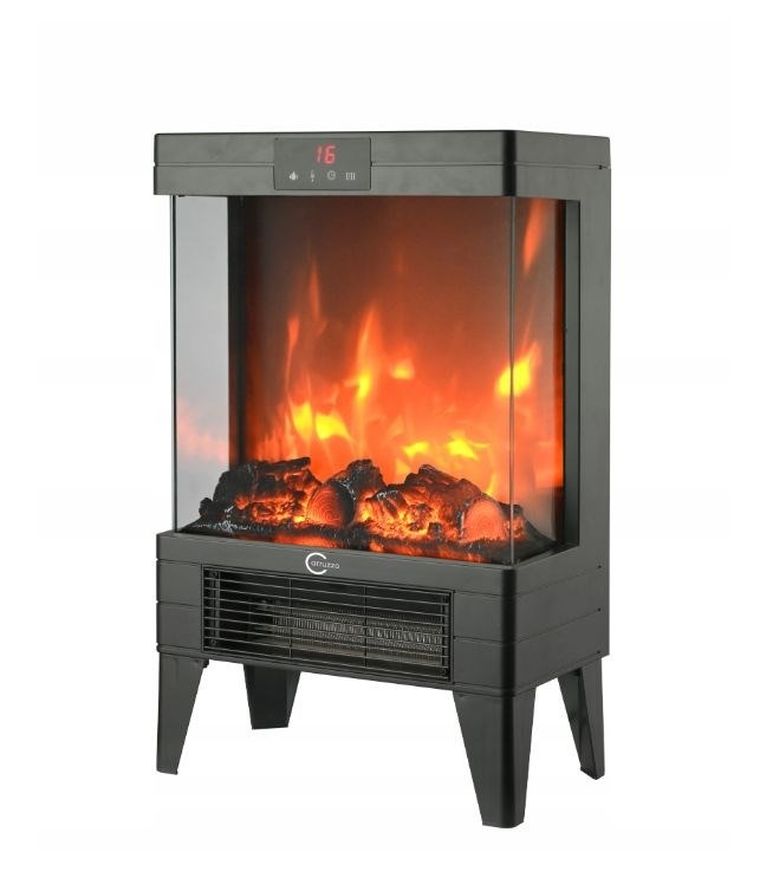 Carruzzo, grzejnik elektryczny w formie kominka, Q20P