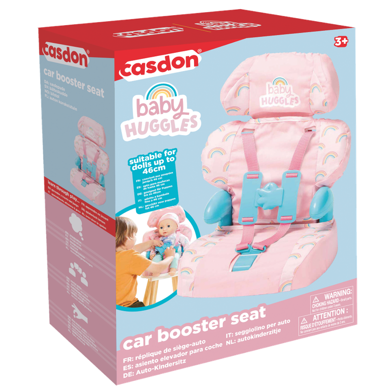 Casdon, Baby Huggles, fotelik samochodowy dla lalek, 46 cm