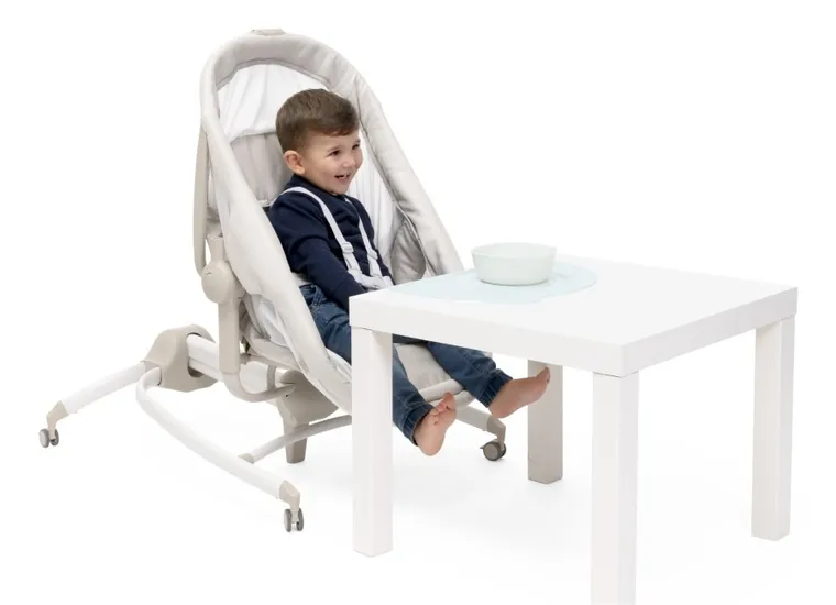 Chicco, Baby Hug Armonia, 4w1: łóżeczko, leżaczek i krzesełko do karmienia, motherpearl