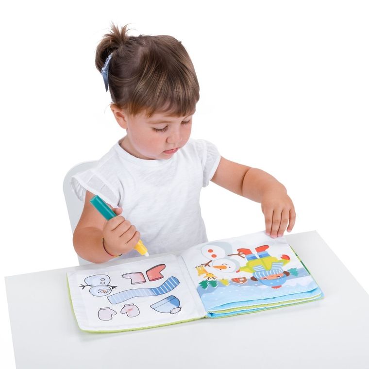 Chicco, Baby Senses, 4 pory roku, książeczka edukacyjna