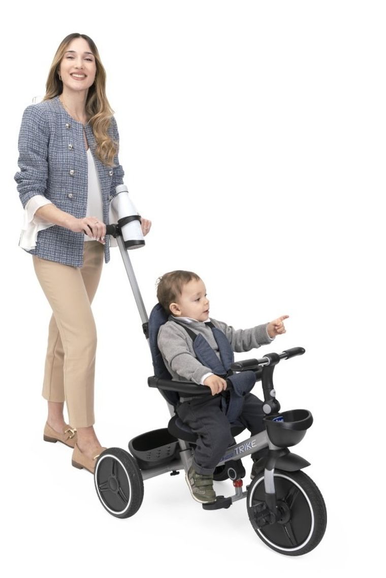 Chicco, First Rides, rowerek 3-kołowy, granatowy