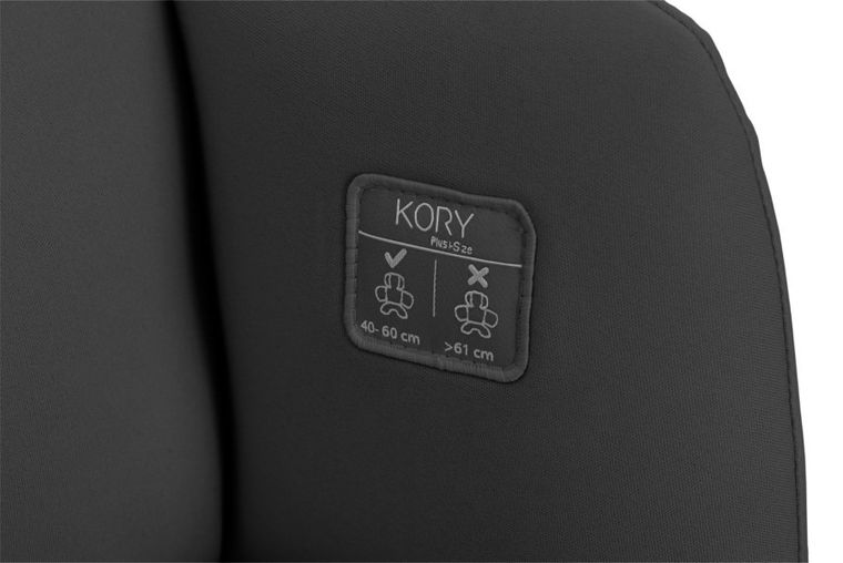 Chicco, Kory Plus, fotelik samochodowy, 40-85 cm, Black Satin