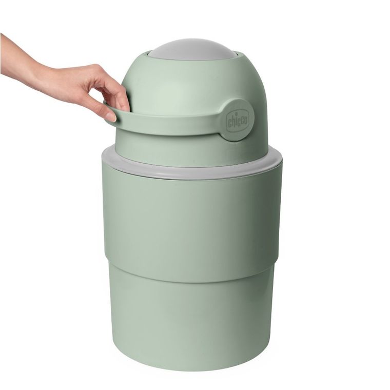 Chicco, kosz na pieluchy, teleskopowy, oliwkowy + worki