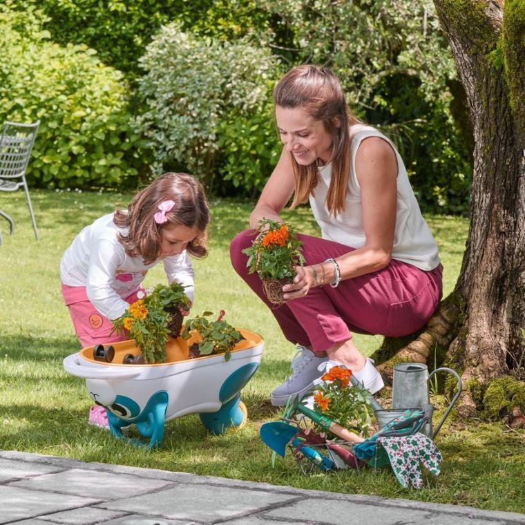 Chicco, Move & Grow, Panda, Jeździk 3w1 z funckją taczki i pojemnika na zabawki