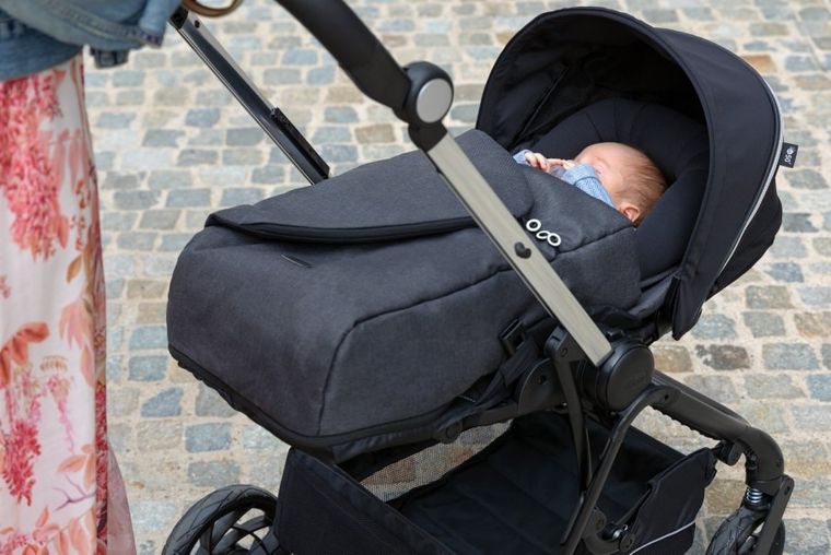 Chicco, One4Ever, miękka gondola do wózka, Pirate Black