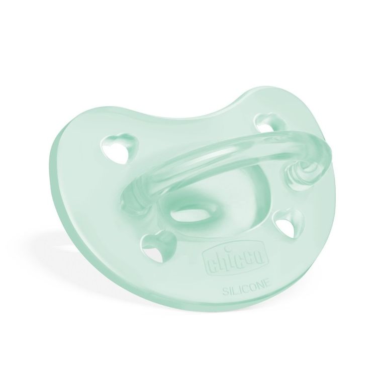 Chicco, PhysioForma Soft, smoczek uspokajający, silikonowy, niebieski, 2-6m, 2 szt.