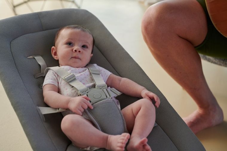 Chicco, Rhythm'N'Sound, leżaczek, Cool Grey