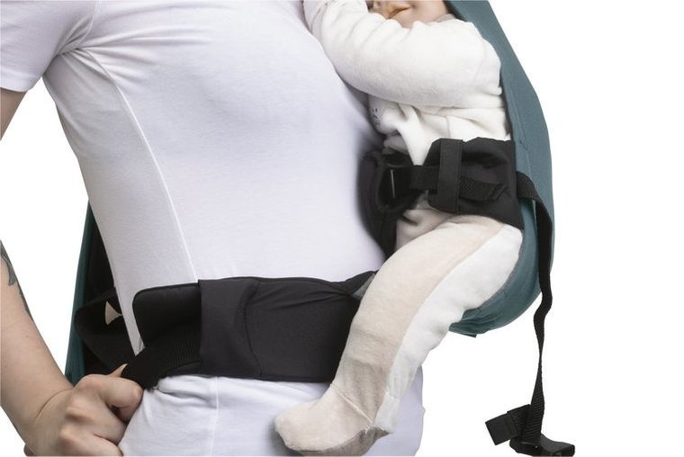 Chicco, Skin Fit, nosidełko, Green Wood