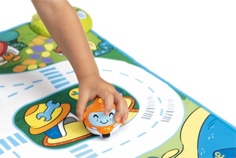 Chicco, Turbo Ball, Miasto, mata elektroniczna z samochodzikiem, 60-110 cm