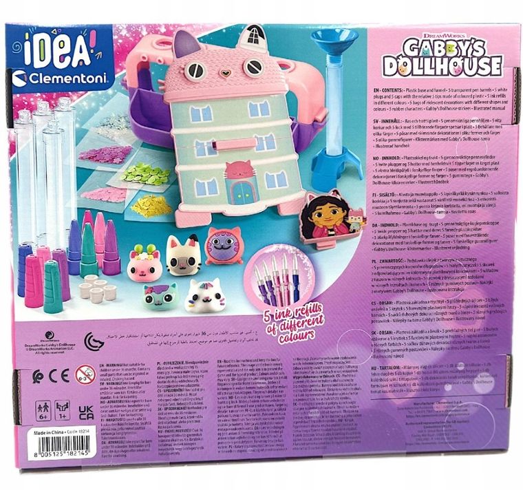 Clementoni, Idea, Koci Domek Gabi, Fabryka długopisów, zestaw kreatywny