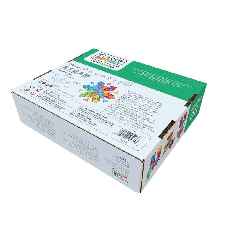Cleverclixx, Inventive Pack Intense, klocki magnetyczne, 110 elementów