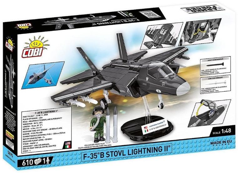 Cobi, Armed Forces, F-35B Stovl Lightning II, klocki, 610 elementów