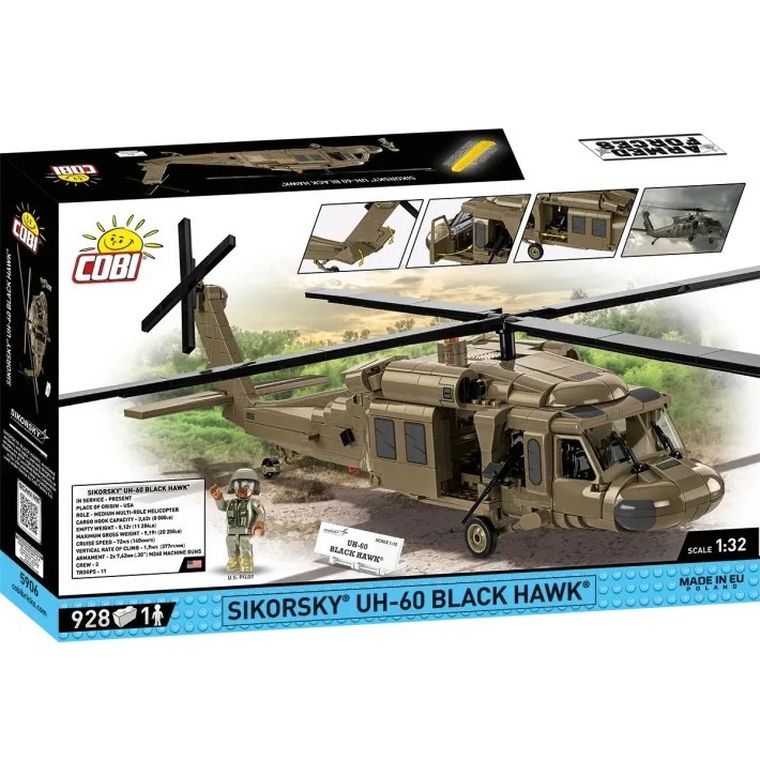 Cobi, Armed Forces, Helikopter Sikorsky UH-60 BH, klocki konstrukcyjne, 905 elementów