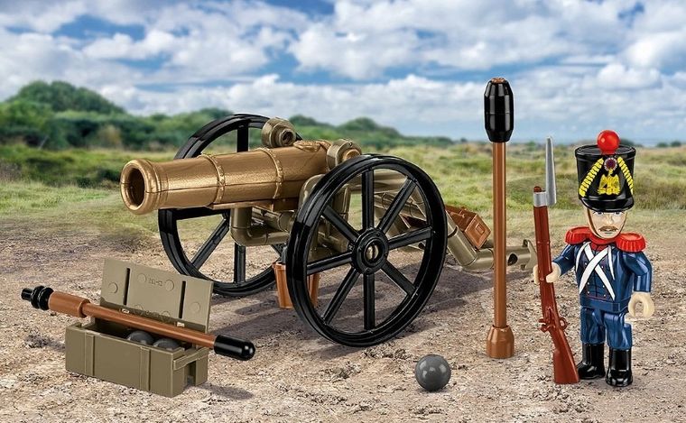 Cobi, Historical Collection, Napoleonic Wars, French Artilleryman & Cannon, klocki, 97 elementów