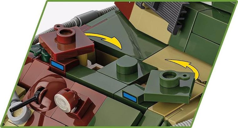 Cobi, Historical Collection WWII, Niemiecki czołg ciężki Panzer VI Ausf. B Königstiger Tygrys Królewski, 1:35, klocki, 802 elementy