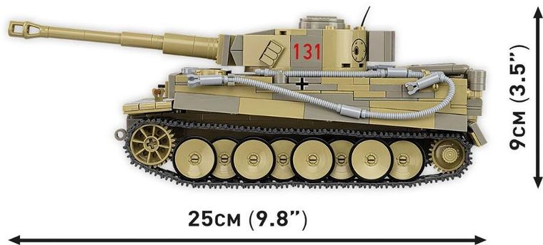 Cobi, Historical Collection WWII, Panzer VI Tiger I no, klocki, 131 elementów