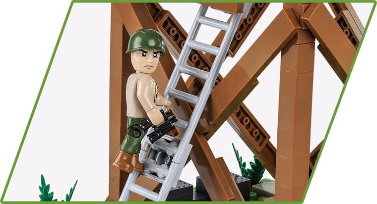 Cobi, Historical Collection WWII, U.S. Control Tower, klocki, 664 elementów