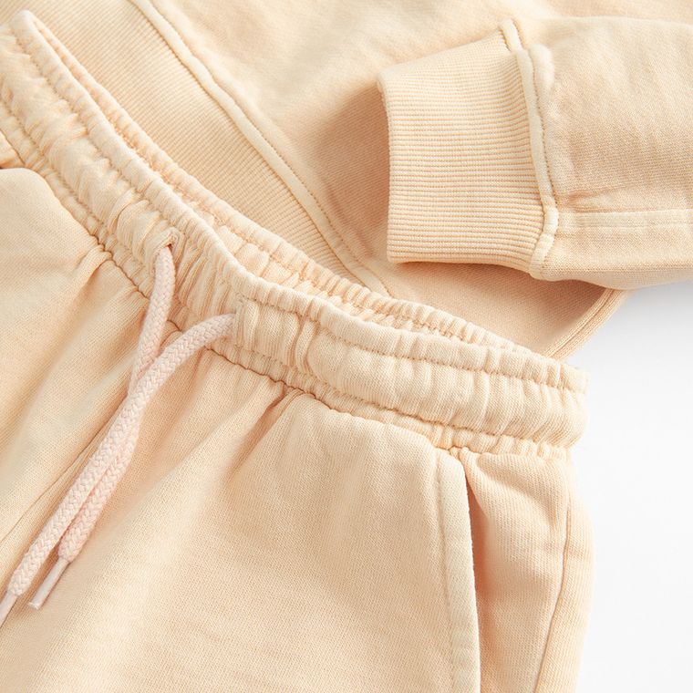 Cool Club, Komplet dziewczęcy, Bluza, Szorty, pomarańczowy