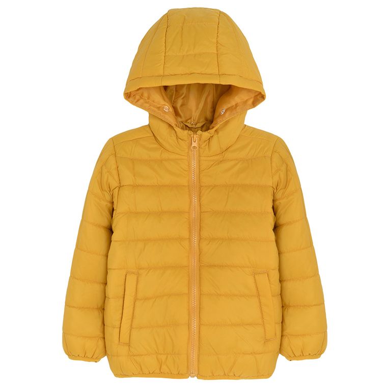 Cool Club, Kurtka chłopięca z kapturem, 3w1, zielono-musztardowa