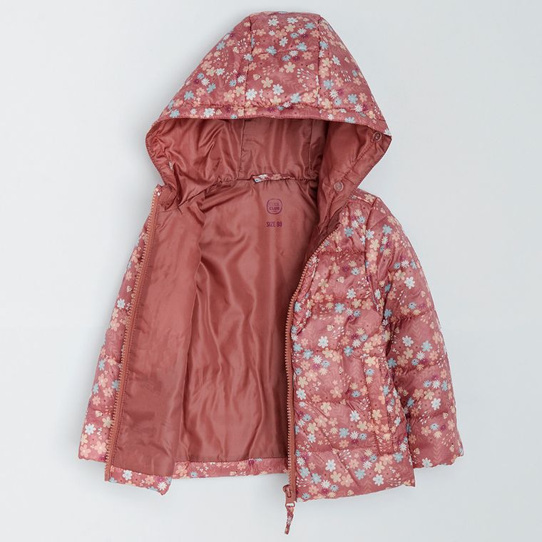 Cool Club, Kurtka dziewczęca z kapturem, 3w1, różowa