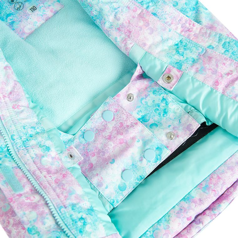 Cool Club, Kurtka narciarska dziewczęca z kapturem, ocieplana, mix