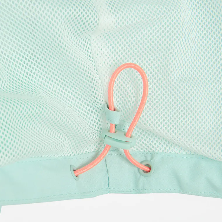 Cool Club, Przeciwdeszczowa kurtka dziewczęca z kapturem, niebieska