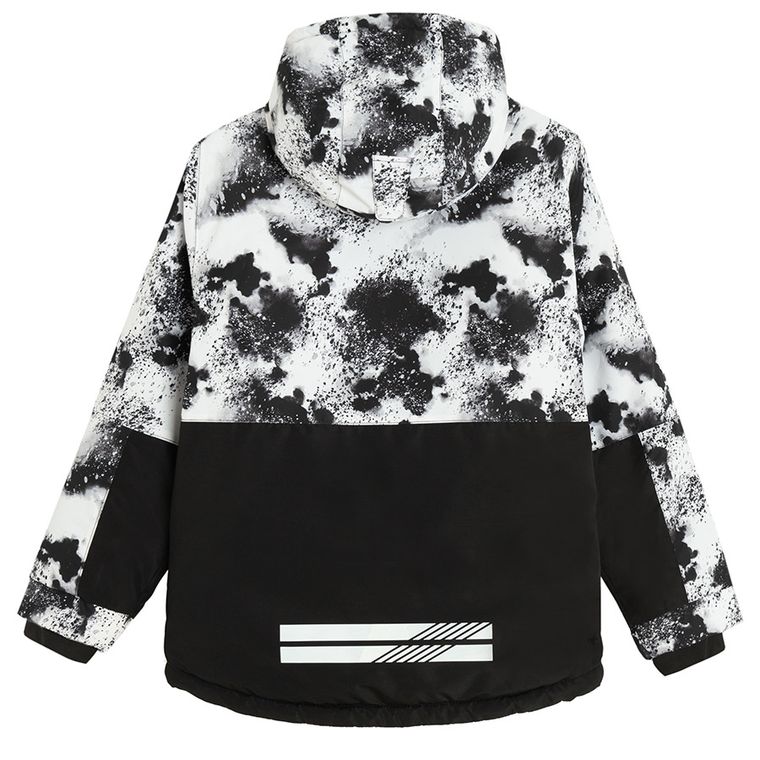 Cool Club, Wodoszczelna kurtka narciarska chłopięca z kapturem, ocieplana, mix