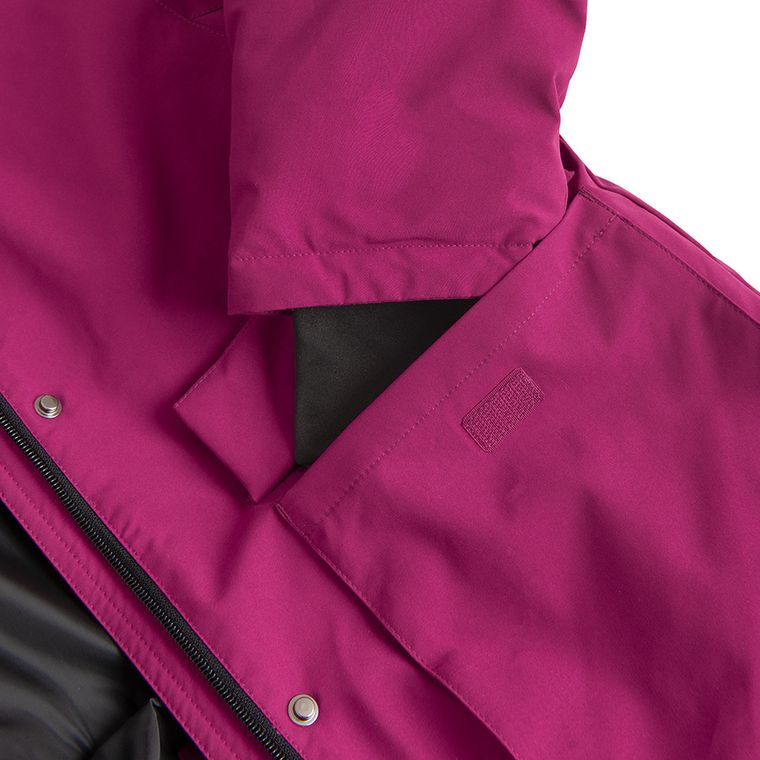 Cool Club, Wodoszczelna kurtka narciarska dziewczęca z kapturem, ocieplana, różowa