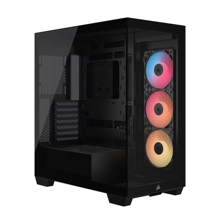 Corsair, obudowa, 3500X RSR ARGB TG Mid-Tower, czarna
