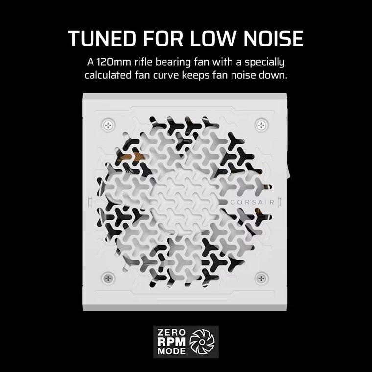 Corsair, zasilacz, RM1000e 2025, White, 1000W, ATX 3.1