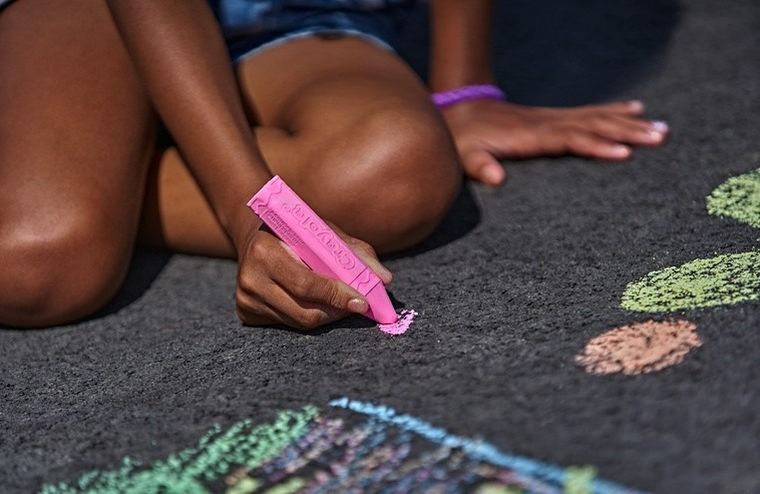 Crayola, kreda tęczowa, 16 szt.