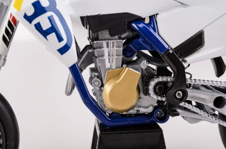 Daffi, Husqvarna FS450 2019, motocykl, model metalowy, 1:12