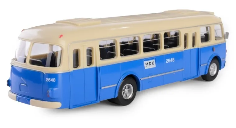 Daffi, Kolekcja Polskiej Motoryzacji, Jelcz 272 Mex, pojazd, model metalowy, 1:43, niebieski