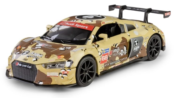 Daffi, RMZ Hobby, Audi R8 LMS GT3 2016 #88, pojazd, interaktywny model metalowy, 1:32