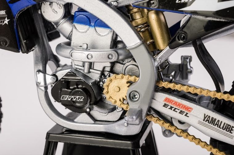 Daffi, Yamaha YZ450F Star Racing Team Bike 2022 Rider: Cooper Webb No.2, motocykl, model metalowy, 1:12